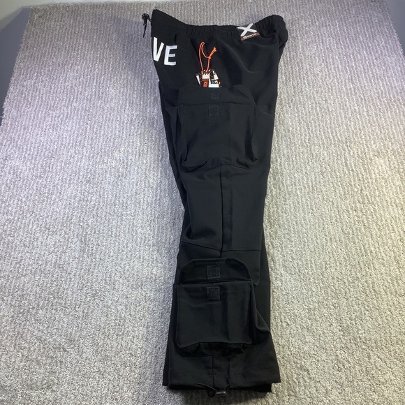 RGSTR Creative Dept. Men's Black Premium‎ Tech Stretch Cargo Pants Size L NWT - Picture 15 of 16
